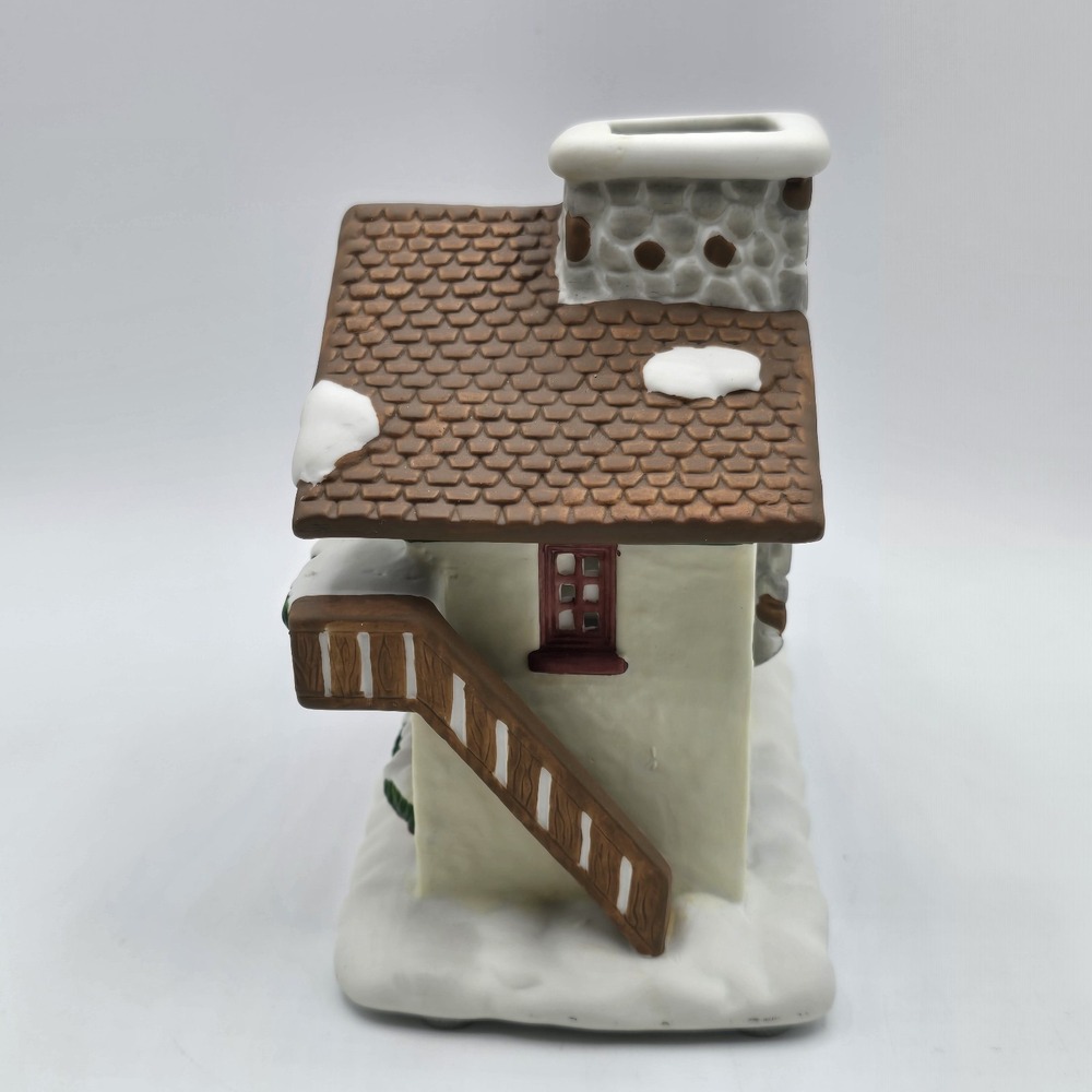 Party Lite Olde World Village Edelweiss House Tealight Candle Holder P0308 - Picture 10 of 12